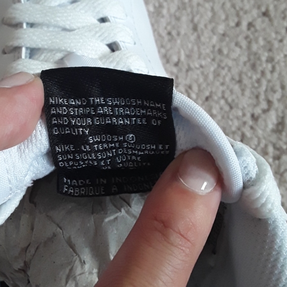 NWT Nike black and white coretezes size 7.5 - Picture 5 of 5